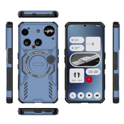 Capa MagSafe para Nothing Phone (3), Techsuit, ArmorMag, Azul