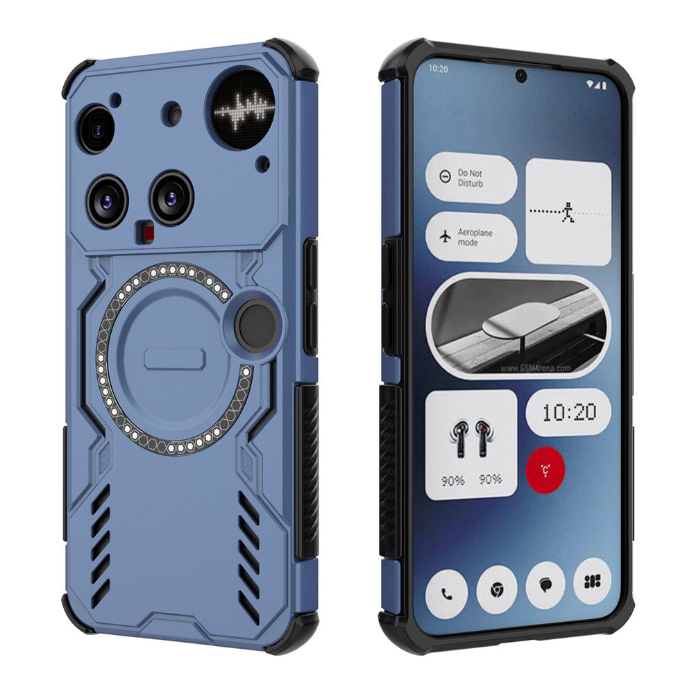 Capa MagSafe para Nothing Phone (3), Techsuit, ArmorMag, Azul
