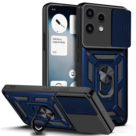 Capa para Nothing Phone (3a) Lite, Techsuit, CamShield, Azul