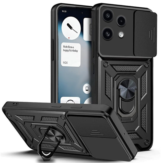 Capa para Nothing Phone (3a) Lite, Techsuit, CamShield, Preta