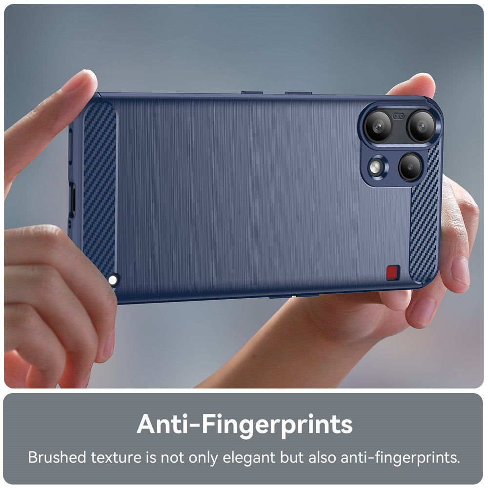 Capa para Nothing Phone (3a) Lite, Techsuit, Carbono, Azul