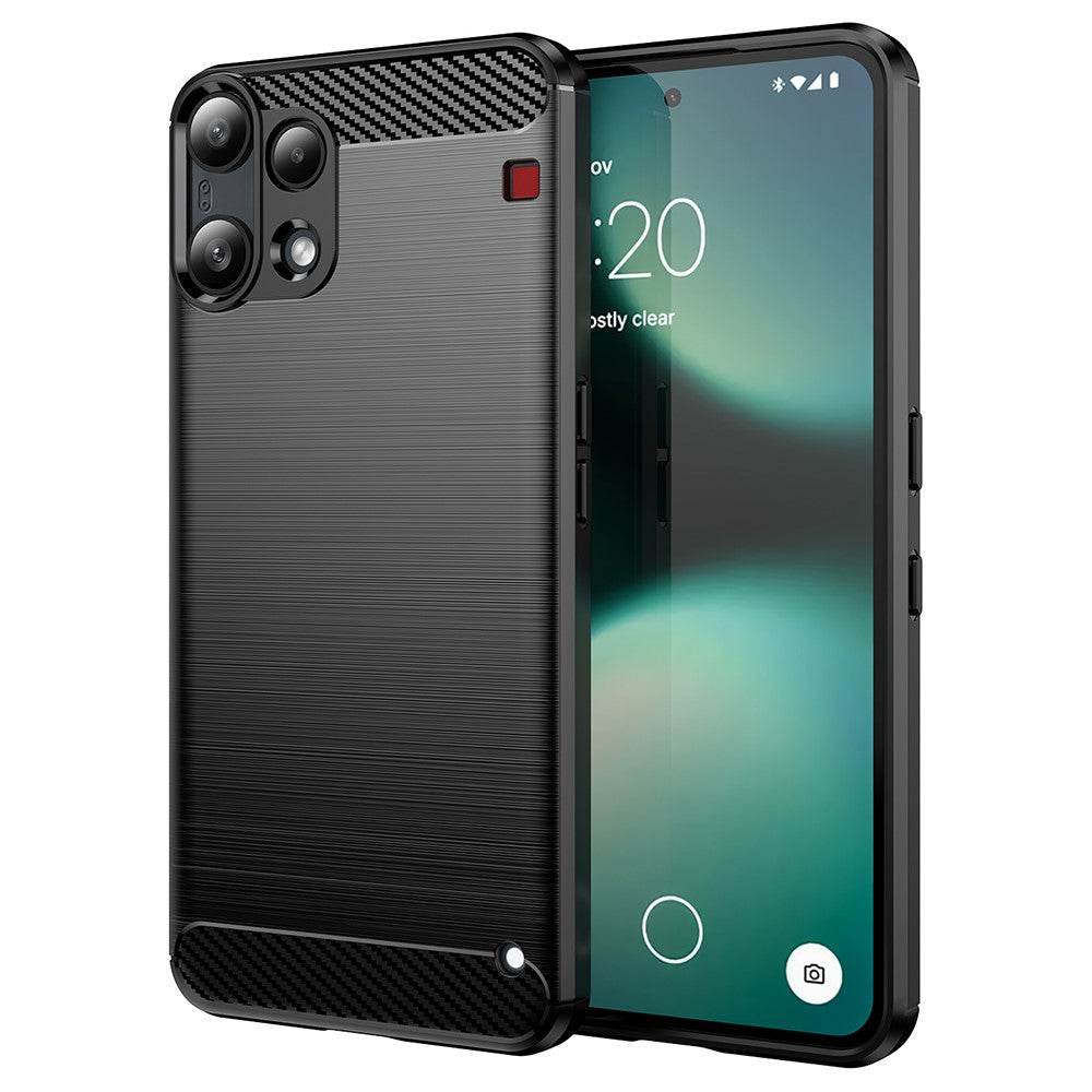 Capa para Nothing Phone (3a) Lite, Techsuit, Carbono, Preta