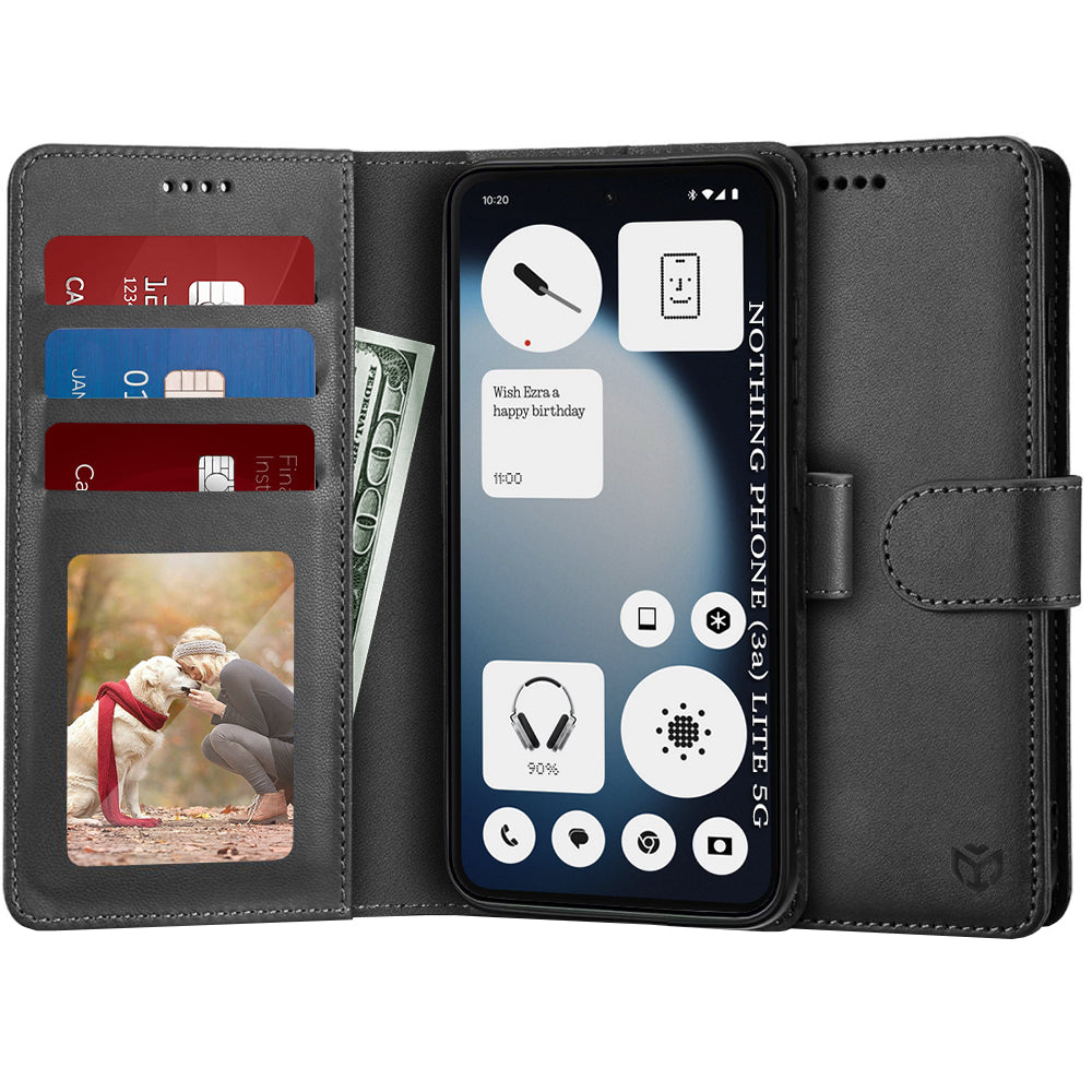 Capa para Nothing Phone (3a) Lite, Techsuit, Diary Book, Preta