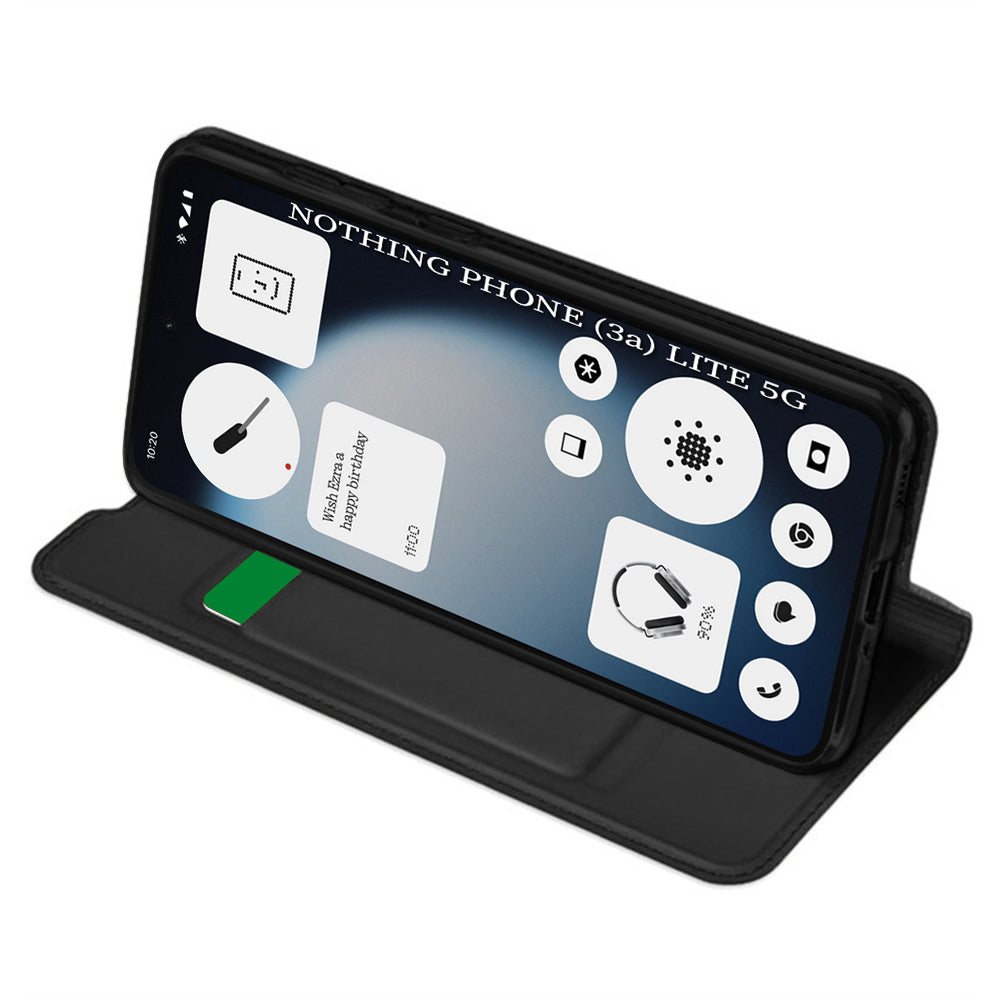 Capa para Nothing Phone (3a) Lite, Techsuit, Magskin Book, Preta