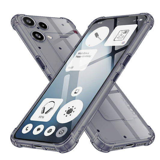 Capa para Nothing Phone (3a) Lite, Techsuit, Shockproof Clear, Preta