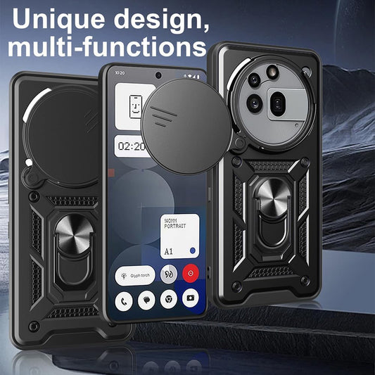 Capa para Nothing Phone (3a) Pro, Techsuit, CamShield, Azul