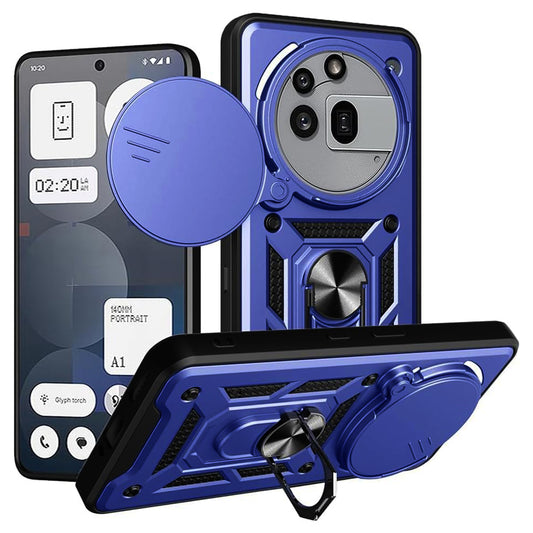 Capa para Nothing Phone (3a) Pro, Techsuit, CamShield, Azul