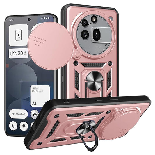 Capa para Nothing Phone (3a) Pro, Techsuit, CamShield, Rosa
