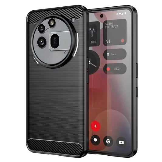 Capa para Nothing Phone (3a) Pro, Techsuit, Carbono, Preta