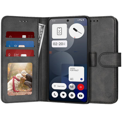 Capa para Nothing Phone (3a) Pro, Techsuit, Diary Book, Preta