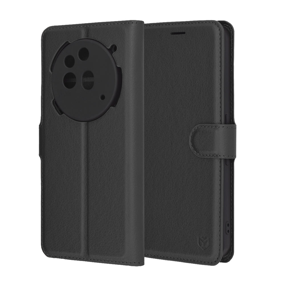 Capa para Nothing Phone (3a) Pro, Techsuit, Leather Folio, Preta