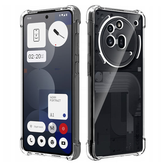 Capa para Nothing Phone (3a) Pro, Techsuit, Transparente à Prova de Choques, Transparente