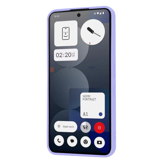 Capa para Nothing Phone (3a) Pro, Techsuit, SoftFlex, Roxo Claro