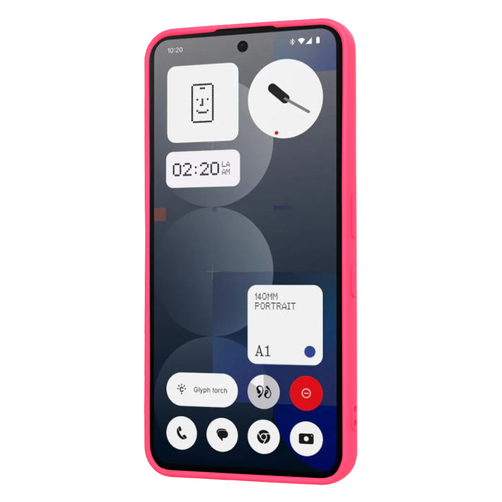 Capa para Nothing Phone (3a) Pro, Techsuit, SoftFlex, Rosa Escuro