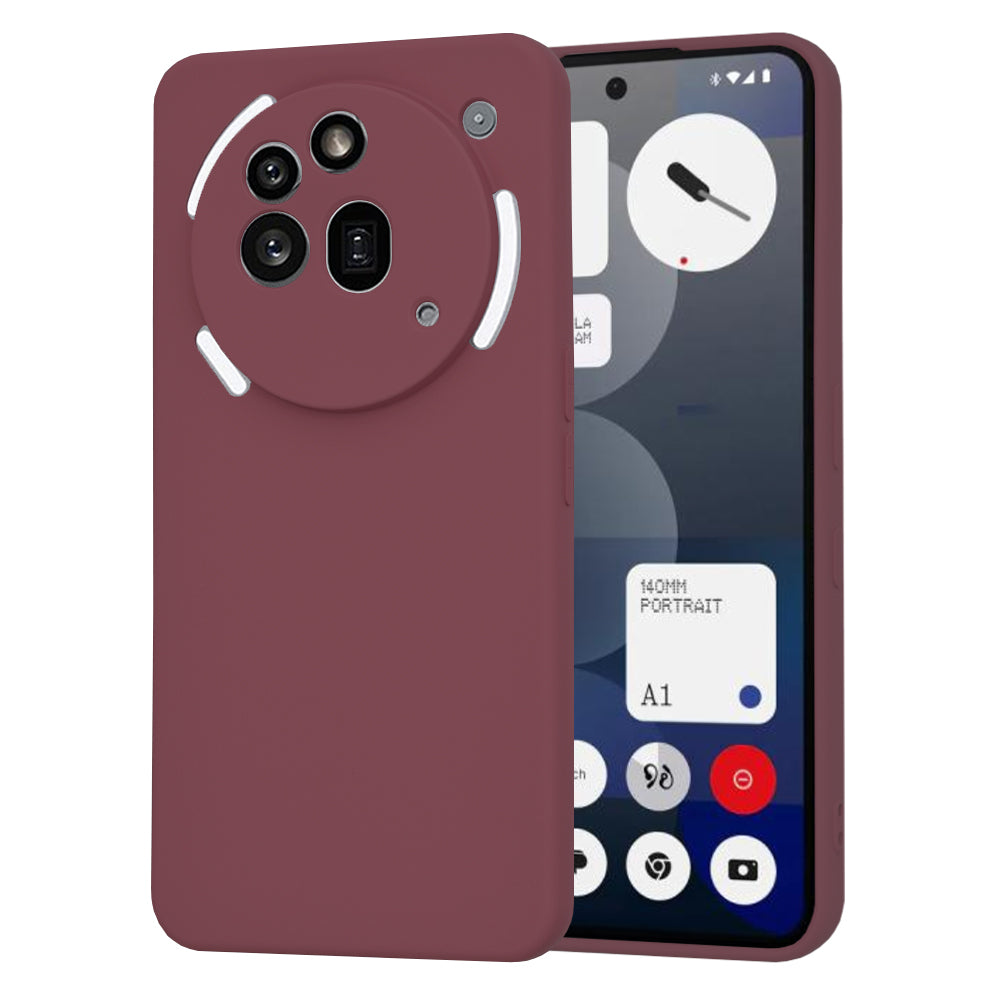 Capa para Nothing Phone (3a) Pro, Techsuit, SoftFlex, Vinho