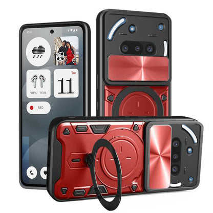 Capa para Nothing Phone (3a), Techsuit, CamGuard Pro, Vermelha