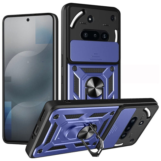Capa para Nothing Phone (3a), Techsuit, CamShield, Azul