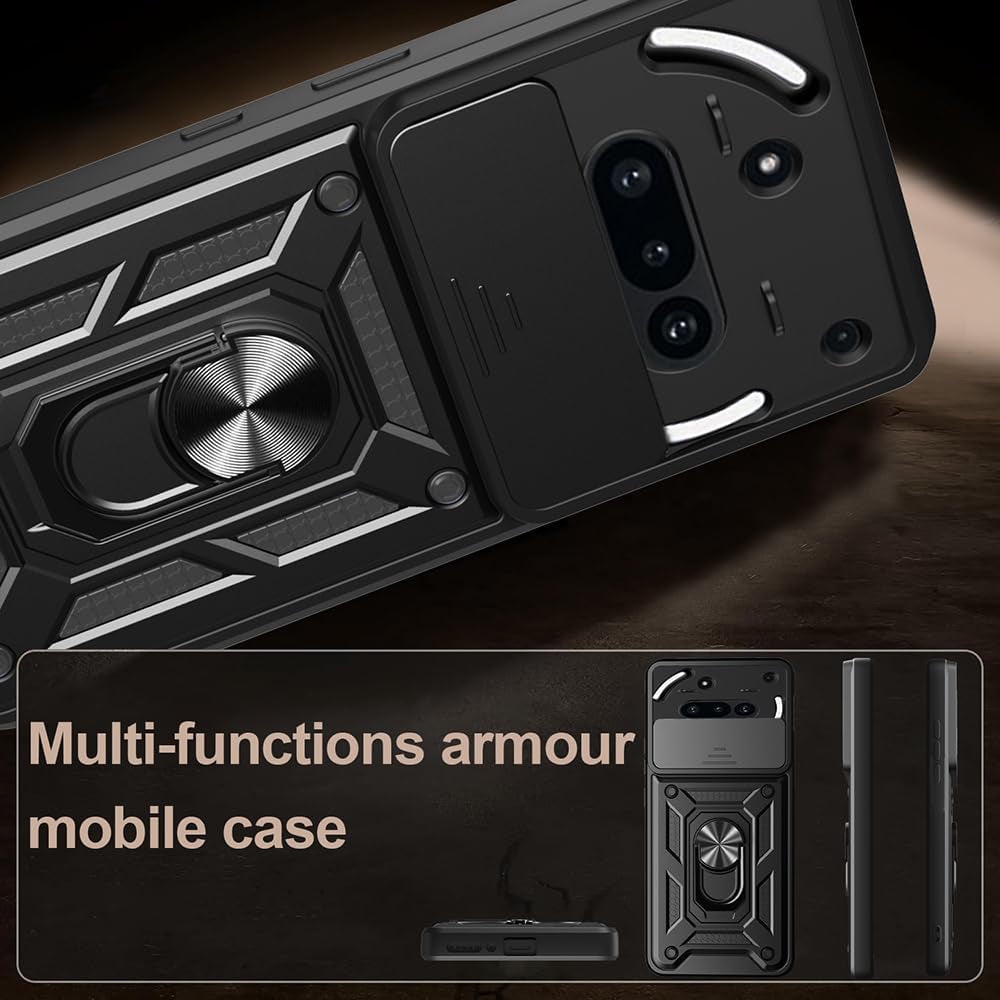 Capa para Nothing Phone (3a), Techsuit, CamShield, Verde