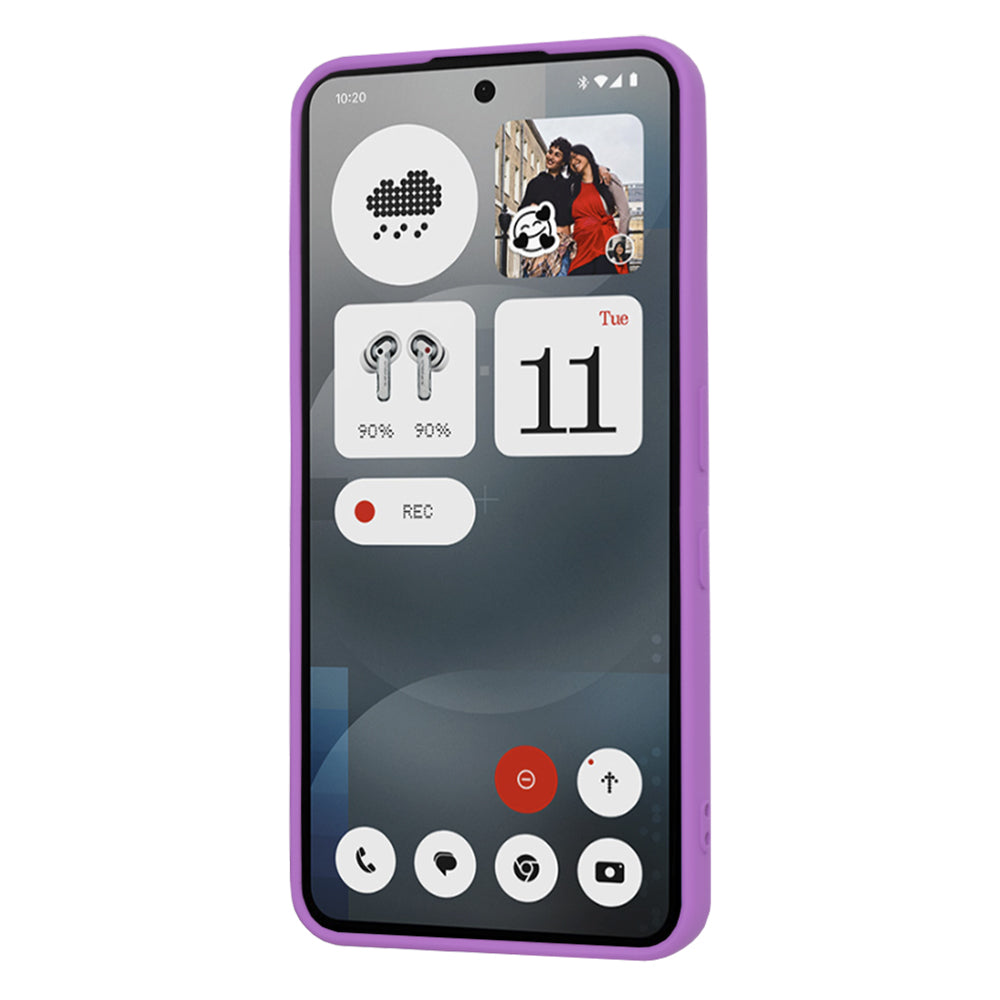 Capa para Nothing Phone (3a), Techsuit, SoftFlex, Roxo