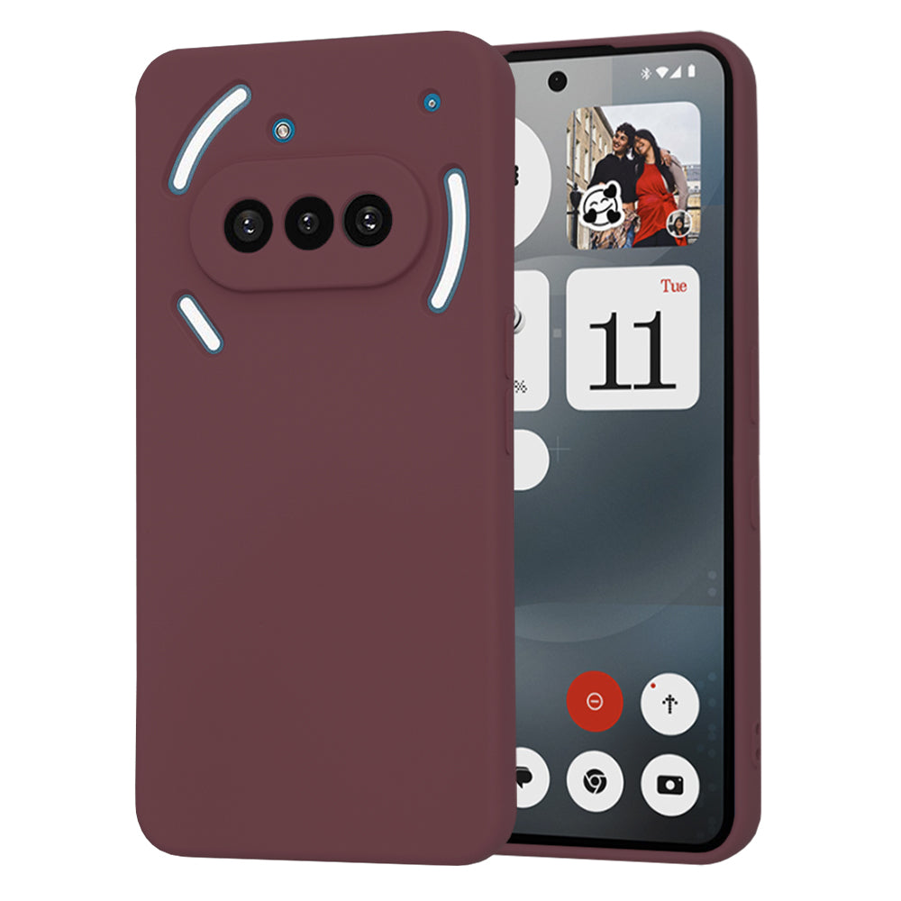Capa para Nothing Phone (3a), Techsuit, SoftFlex, Vinho