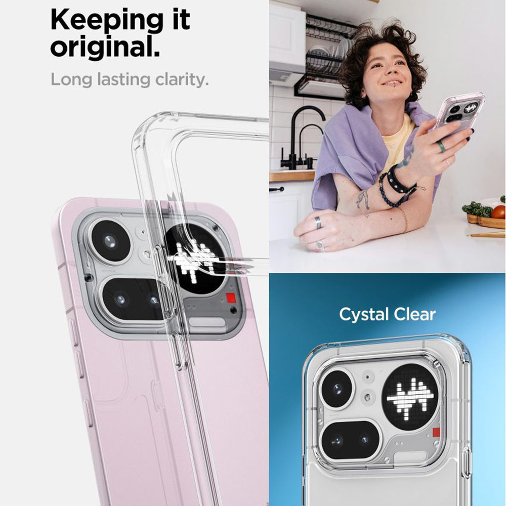 Capa para Nothing Phone (4a) Pro, Spigen, Ultra Hybrid, Transparente ACS11632