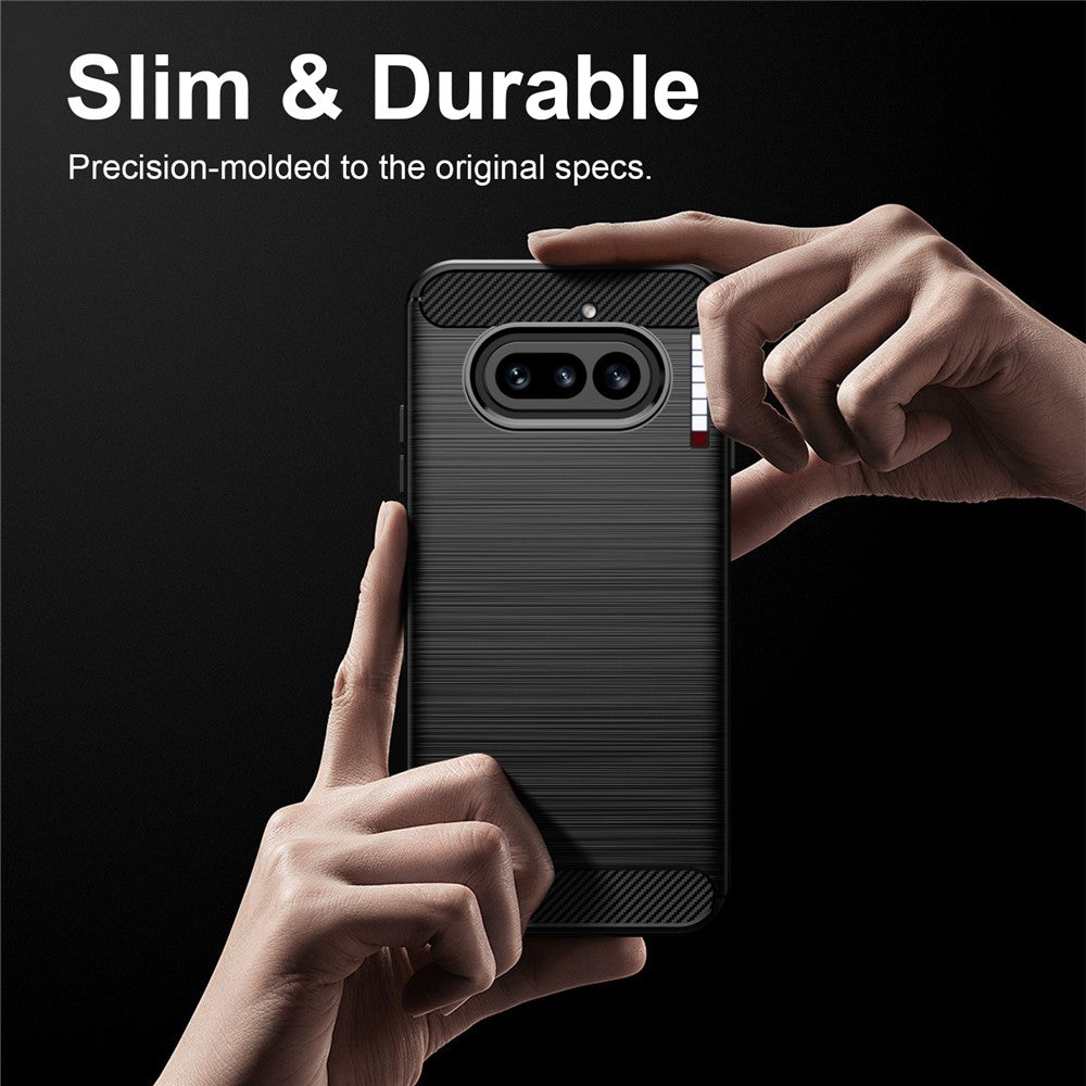 Capa para Nothing Phone (4a), Techsuit, Carbono, Preta