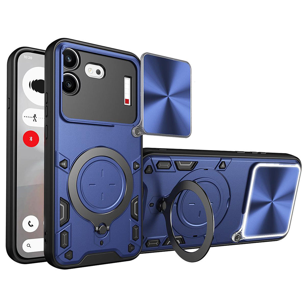 Capa para Nothing Phone (4b), Techsuit, CamGuard Pro, Azul