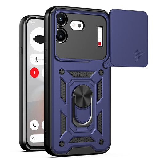 Capa para Nothing Phone (4b), Techsuit, CamShield, Azul