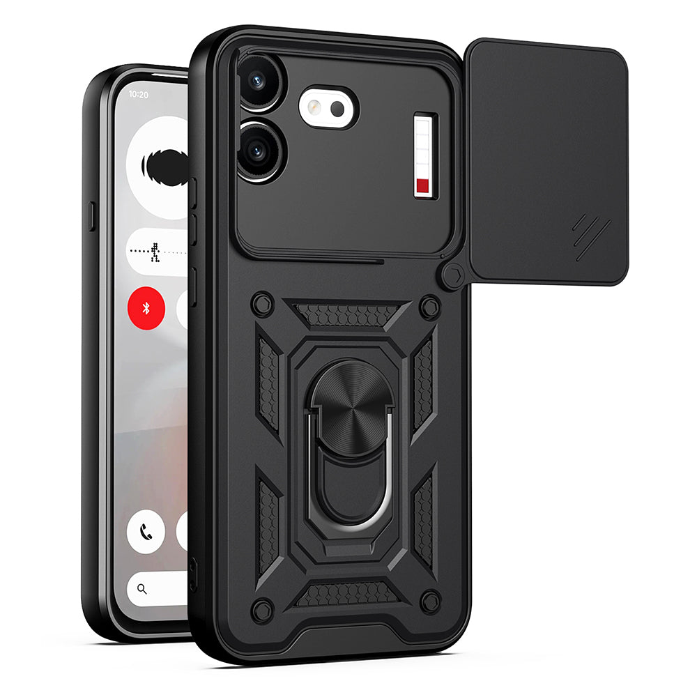 Capa para Nothing Phone (4b), Techsuit, CamShield, Preta