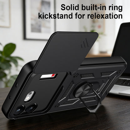 Capa para Nothing Phone (4b), Techsuit, CamShield, Preta