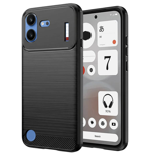 Capa para Nothing Phone (4b), Techsuit, Carbono, Preta