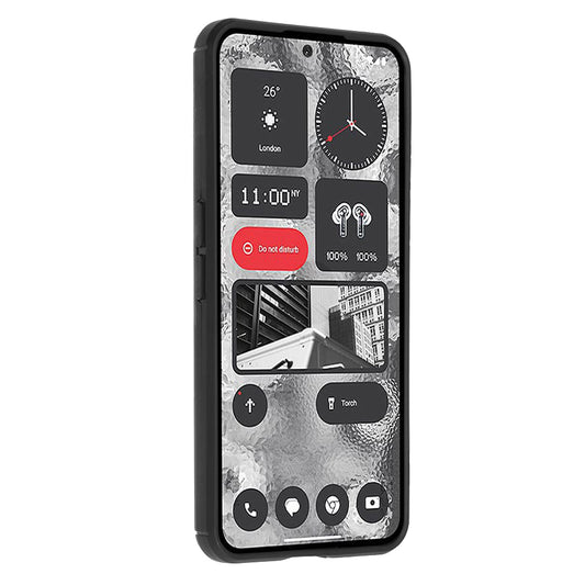 Capa para Nothing Phone (2), Techsuit, Carbono, Preta
