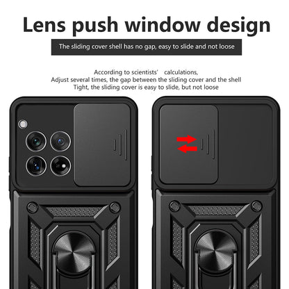 Capa para OnePlus 12, Techsuit, CamShield, Preta
