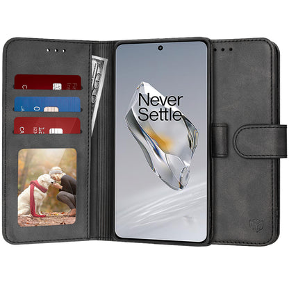 Capa para OnePlus 12, Techsuit, Diary Book, Preta