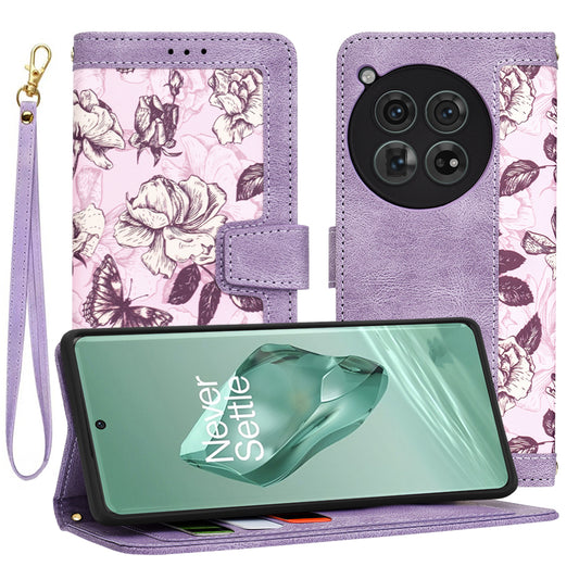Capa para OnePlus 12, Techsuit, FlipCraft, Roxo