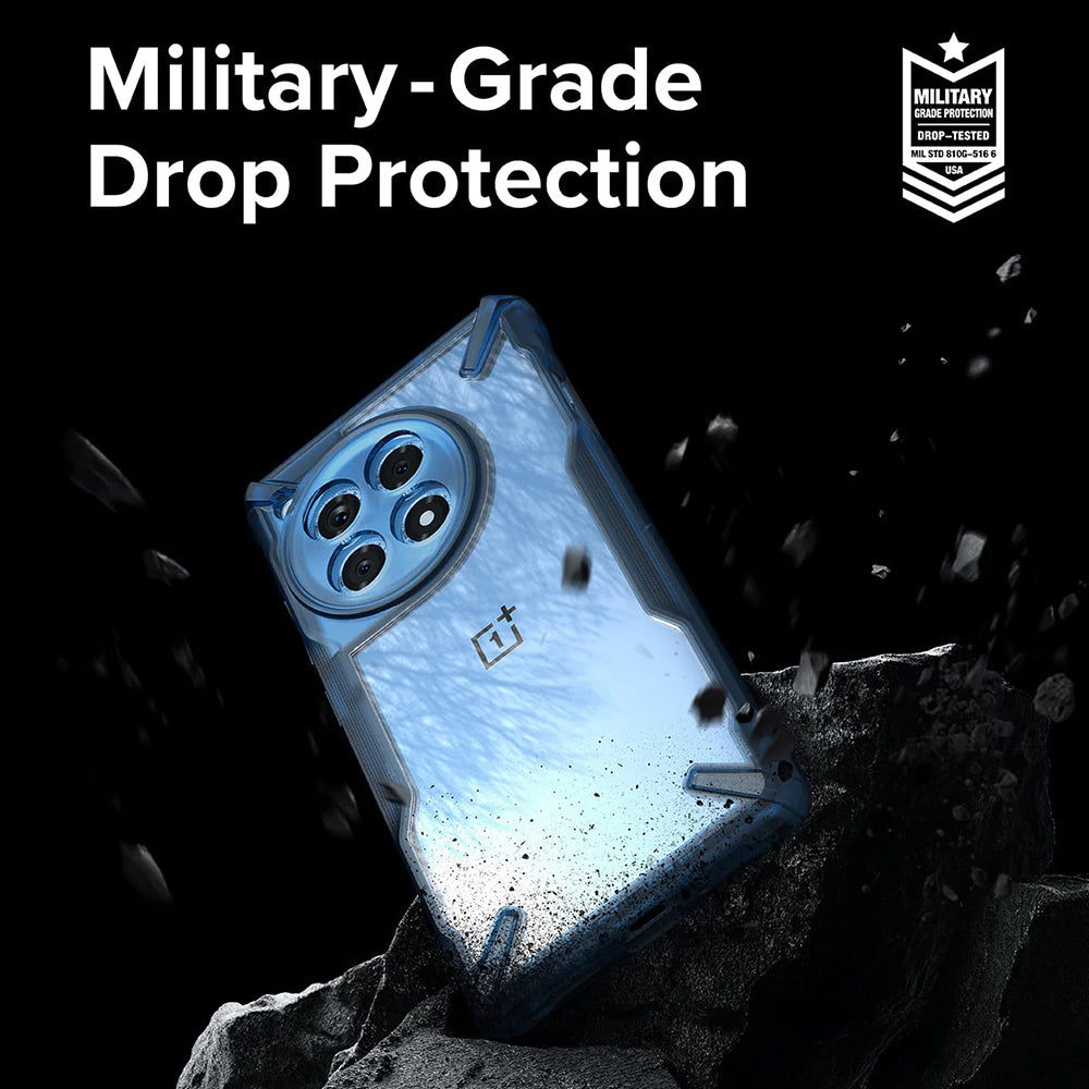 Capa para OnePlus 12R, Ringke, Fusion X, Azul