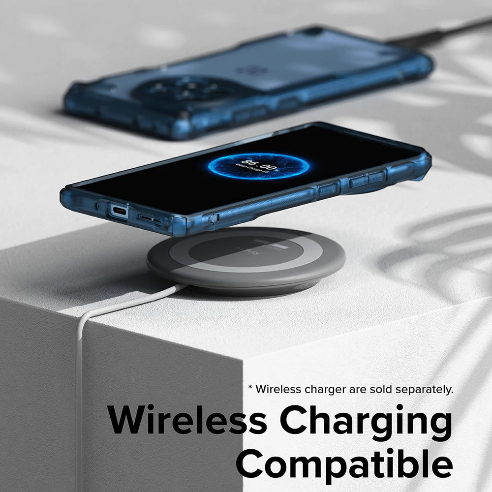 Capa para OnePlus 12R, Ringke, Fusion X, Azul