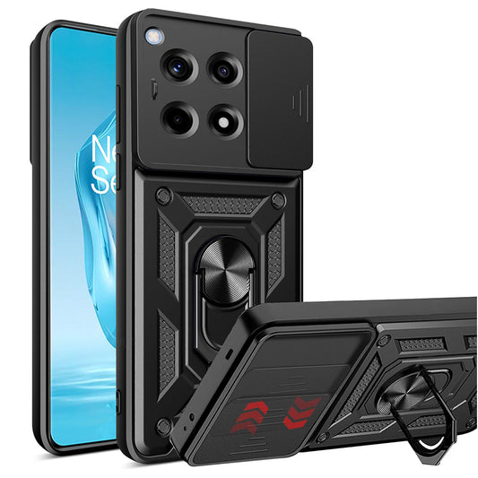Capa para OnePlus 12R, Techsuit, CamShield, Preta