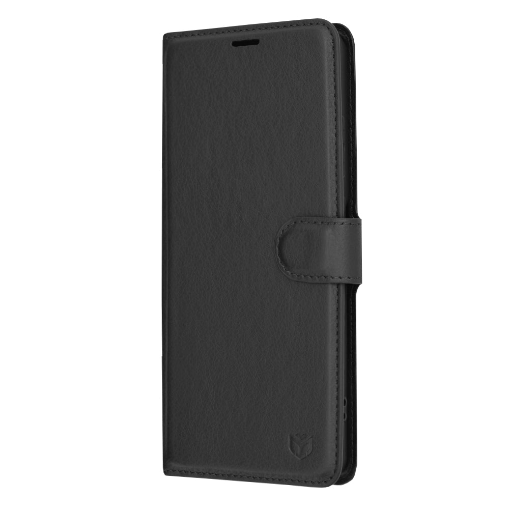 Capa para OnePlus 12R, Techsuit, Leather Folio, Preta