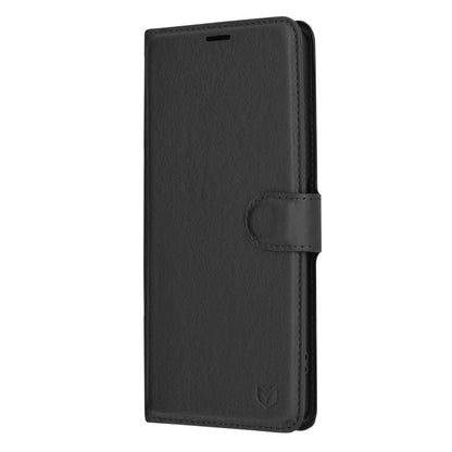Capa para OnePlus 12R, Techsuit, Leather Folio, Preta