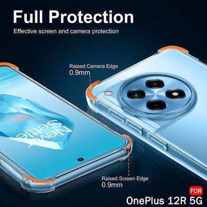 Capa para OnePlus 12R, Techsuit, Shockproof Clear, Transparente