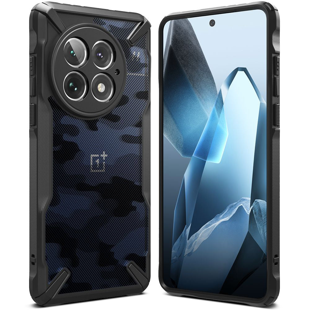 Capa para OnePlus 13, Ringke, Design Fusion X, Camuflagem