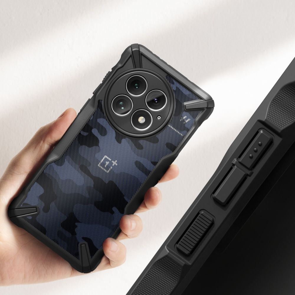 Capa para OnePlus 13, Ringke, Design Fusion X, Camuflagem