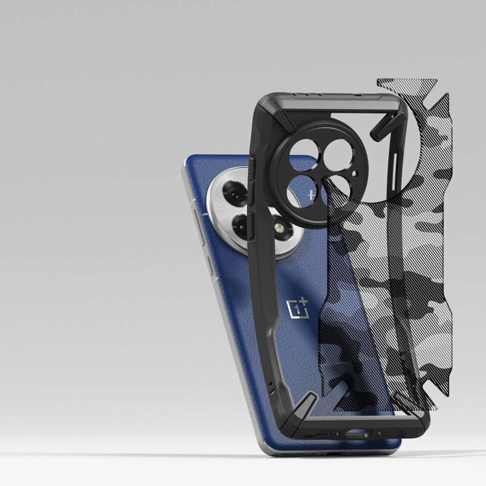 Capa para OnePlus 13, Ringke, Design Fusion X, Camuflagem