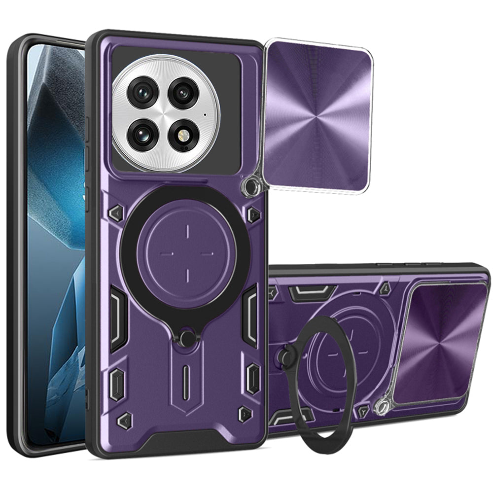 Capa para OnePlus 13, Techsuit, CamGuard Pro, Roxo