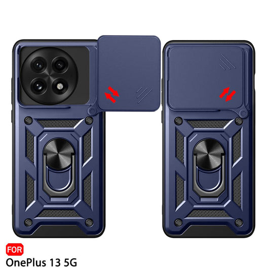 Capa para OnePlus 13, Techsuit, CamShield, Azul
