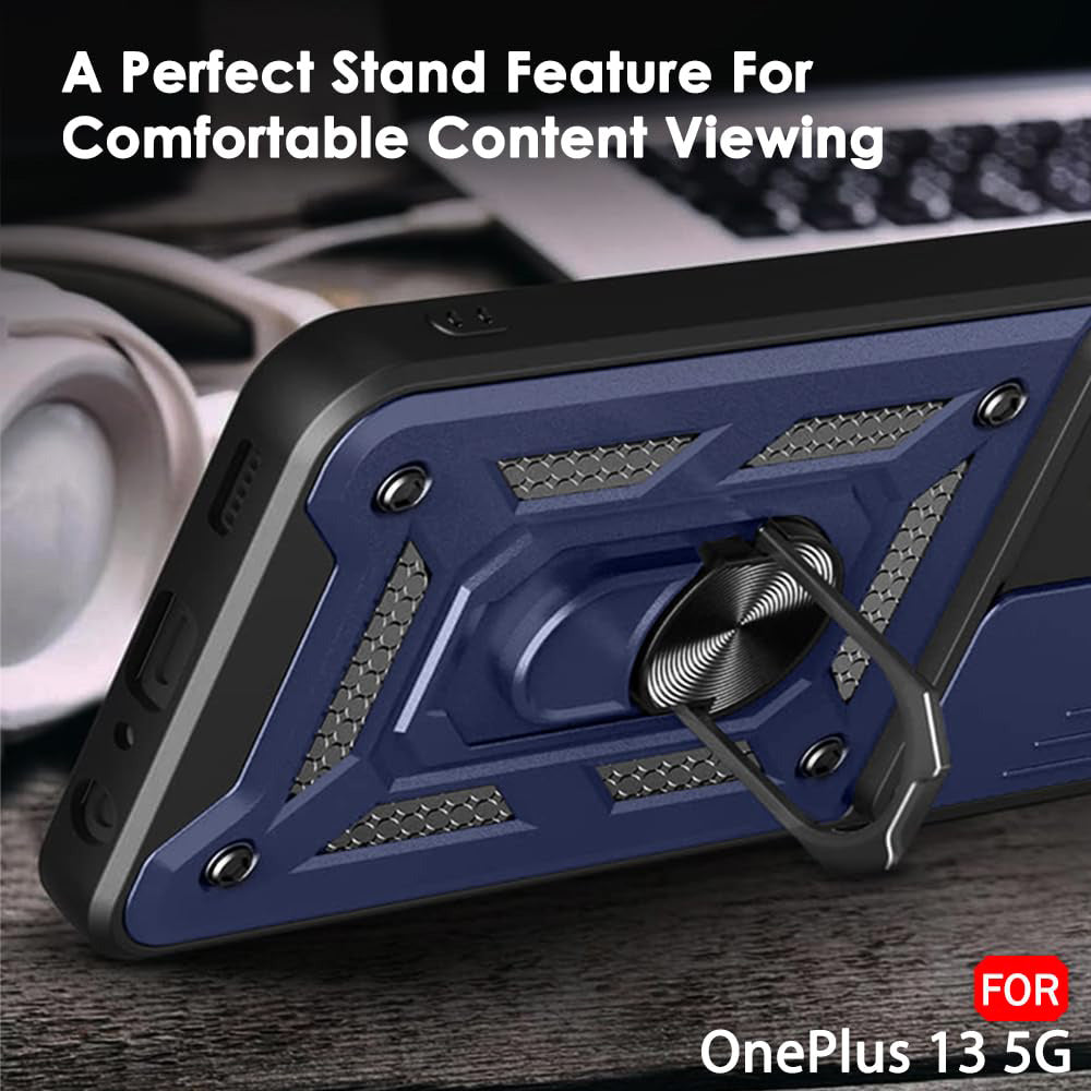 Capa para OnePlus 13, Techsuit, CamShield, Azul