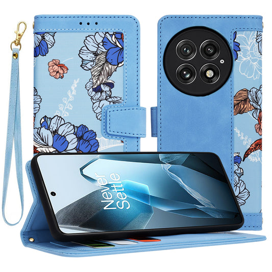 Capa para OnePlus 13, Techsuit, FlipCraft, Azul