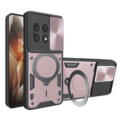 Capa para OnePlus 13R, Techsuit, CamGuard Pro, Rosa Dourado