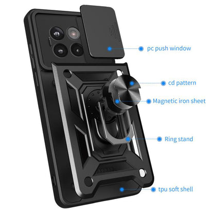 Capa para OnePlus 13R, Techsuit, CamShield, Azul